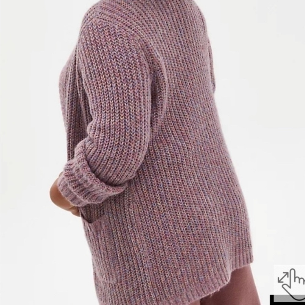 Torrid Metallic Pink Multi Color Open Front Cardi… - image 3